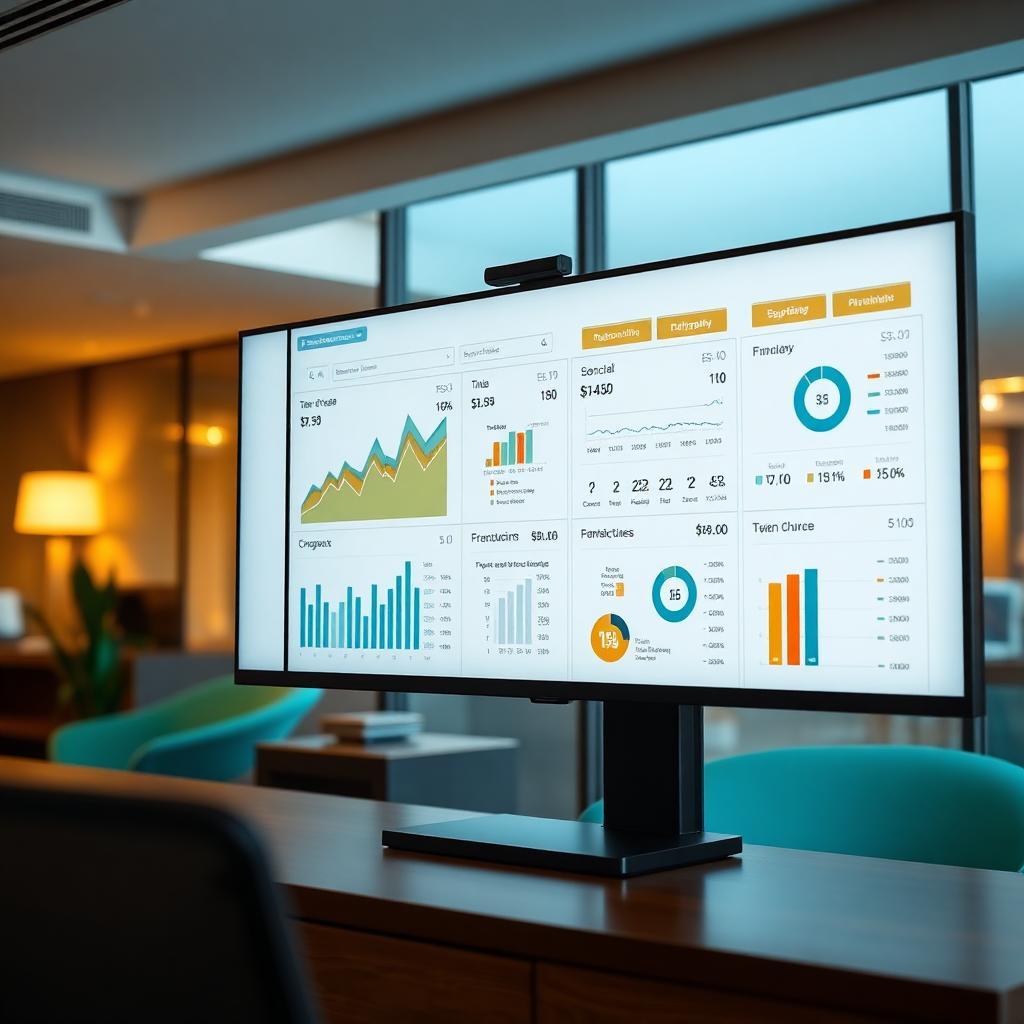 Revenue management dashboard